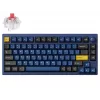 Keychron P1P-O1 75% Lemokey Super Red Switch Navy Blue Μηχανικό Πληκτρολόγιο