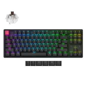Keychron K8X-J3 80% TKL Brown Switch RGB Hot-Swap Μαύρο