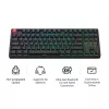 Keychron K8X-J3 80% TKL Brown Switch RGB Hot-Swap Μαύρο