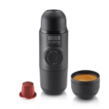 WACACO Minipresso NS φορητή μηχανή εσπρέσο για κάψουλες Nespresso, μαύρο