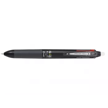 PILOT PEN FriXion Ball 4 Σβηστό Gel Στυλό 4-in-1 Μαύρο Κουτί 0,5 mm Εξαιρετικά Λεπτό