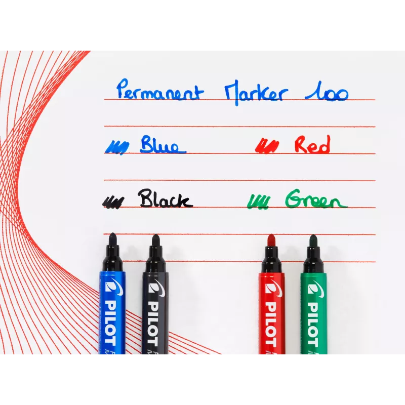 Pilot Pen 100 Μόνιμος Μαρκαδόρος Πράσινο 1,0 mm