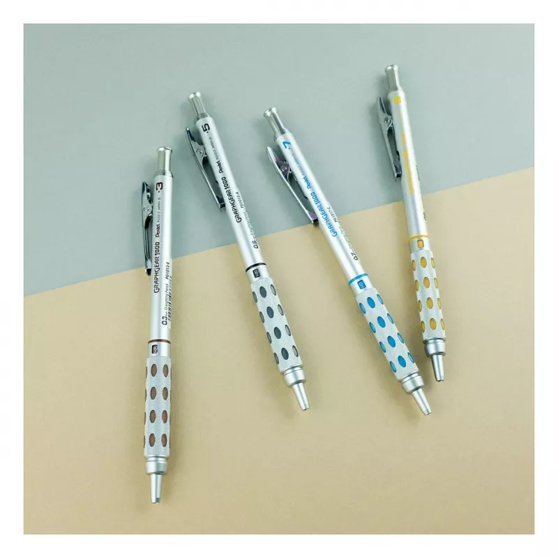 Pentel Μηχανικό Μολύβι 0,5 mm Μεταλλικό Ασημί
