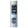 Pentel AinStein HB 0,3 mm Ανταλλακτικό Μίνες, Γκρι, 15 Μίνες