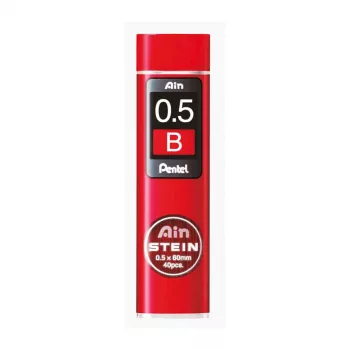 Pentel C275-BO Super Hi-Polymer Μίνες Ανταλλακτικό - Κόκκινο - 0,5 mm - 40 Μίνες - Κουτί