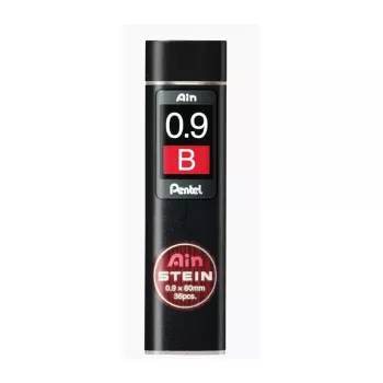 Pentel C279-BO Super Hi-Polymer Μίνες 0,9 mm B Μαύρο 36 Μίνες Κουτί