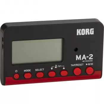 Korg MA2-BKRD LCD Ψηφιακό μετρονόμος τσέπης Μαύρο/Κόκκινο