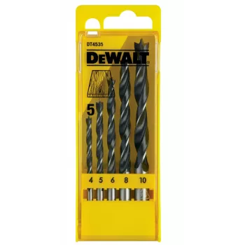 DEWALT DT4535 Σετ Τρυπανιών Brad Point 5 τεμ. 4-10mm