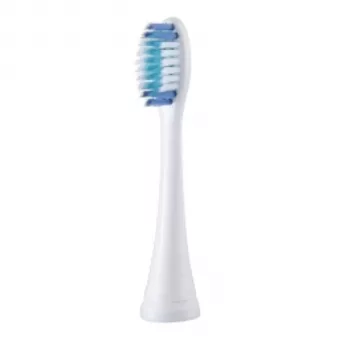 Panasonic WEW0917W803 ανταλλακτικές κεφαλές βουρτσίσματος για ηλεκτρικές οδοντόβουρτσες, συσκευασία 2 τεμ., λευκές