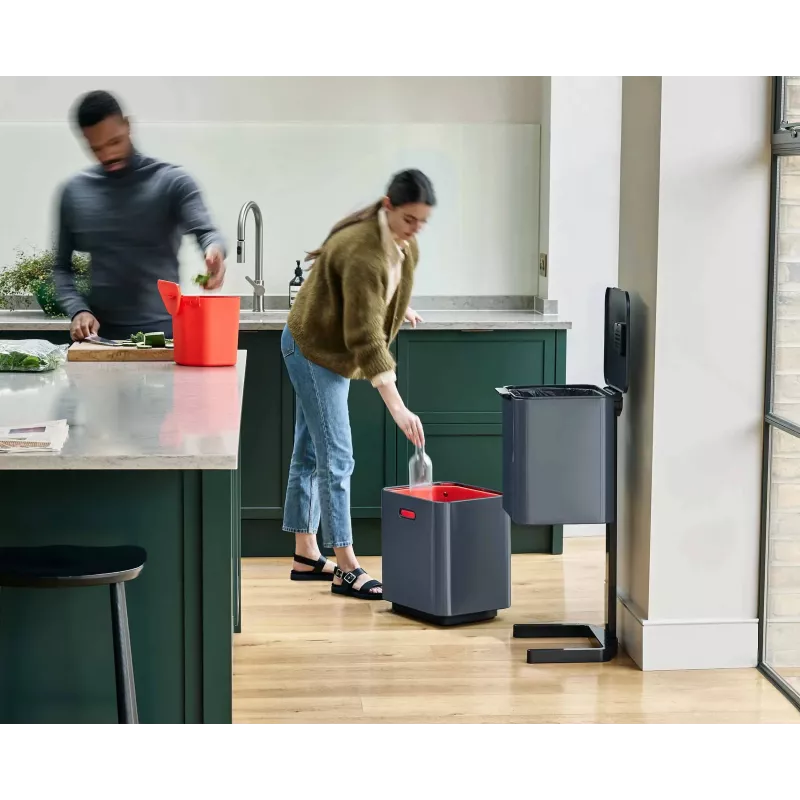 Joseph Joseph Κάδος απορριμμάτων Totem 60 L γκρι
