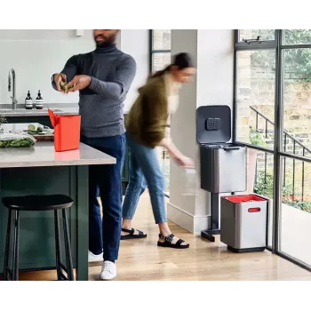 Joseph Joseph Κάδος απορριμμάτων Totem 40 L ανοξείδωτο ατσάλι