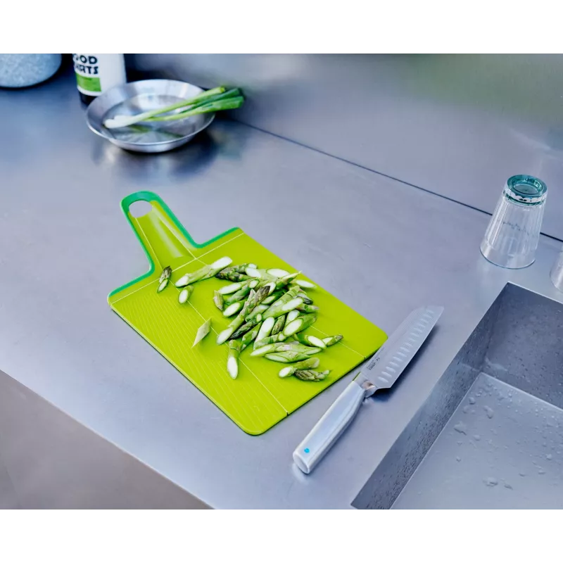 Joseph Joseph Chop2Pot Plus Green πτυσσόμενη σανίδα κοπής