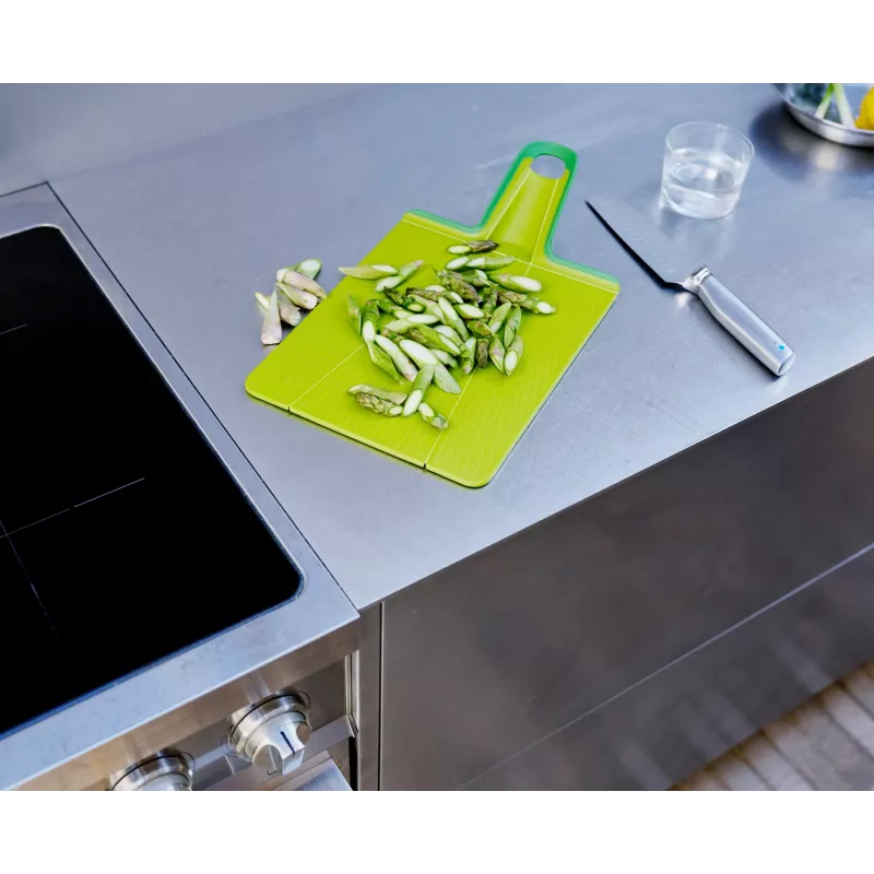 Joseph Joseph Chop2Pot Plus Green πτυσσόμενη σανίδα κοπής
