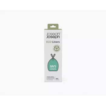 Joseph Joseph IW5 40L γκρι σακούλες απορριμμάτων από ανακυκλωμένο πλαστικό (20 σακούλες)