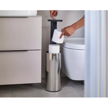 Joseph Joseph EasyStore Luxe βάση χαρτιού υγείας από ανοξείδωτο χάλυβα με κρυφή θήκη