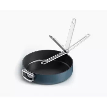 Joseph Joseph Space Fold Handle Ceramic Non-Stick τηγάνι 28 cm Blue