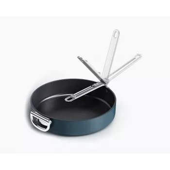 Joseph Joseph Space Fold Handle Ceramic Non-Stick τηγάνι 30 cm Blue