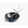 Joseph Joseph Space Folding Handle Ceramic Non-Stick γουόκ 32 cm Blue