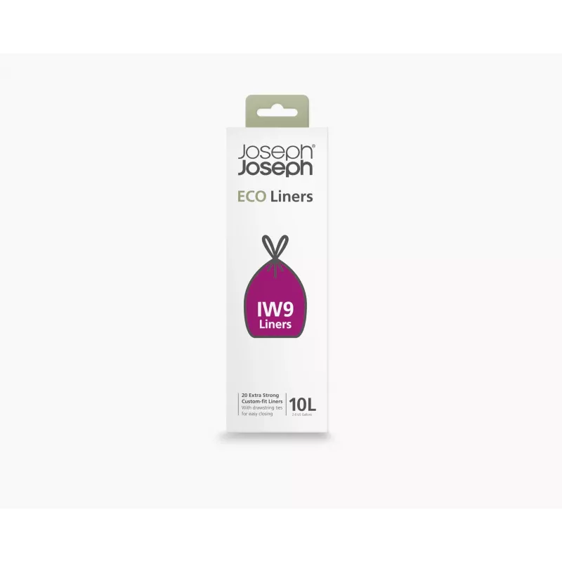 Joseph Joseph IW9 10L Custom-fit Recycled Grey σακούλες κάδου (20 τεμ.)