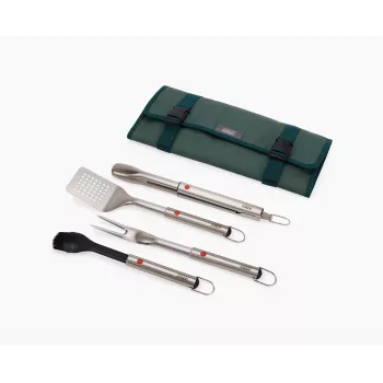 Joseph Joseph GrillOut σετ 4 τεμ. εργαλείων BBQ από ανοξείδωτο χάλυβα με θήκη αποθήκευσης