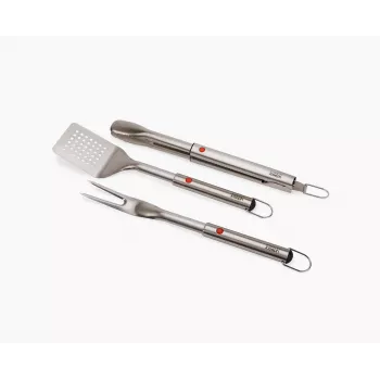 Joseph Joseph GrillOut σετ 3 τεμ. σπάτουλας, λαβίδας και πιρούνας BBQ από ανοξείδωτο χάλυβα