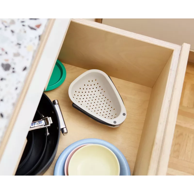 Joseph Joseph Droplet Mini White Στραγγιστήρι με Πτυσσόμενη Λαβή