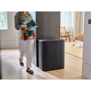 Joseph Joseph Tota Twin Luxe 90L οργανωτής πλυντηρίου μαύρο