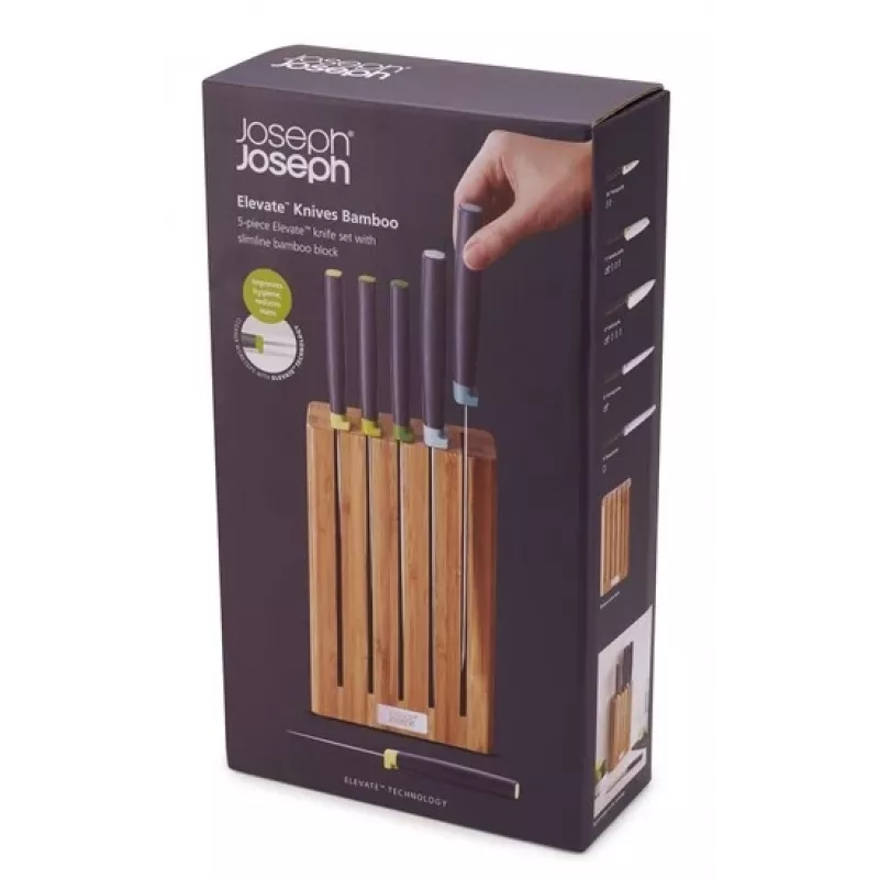 Joseph Joseph Elevate Bamboo Σετ 5 τεμ. μαχαιριών