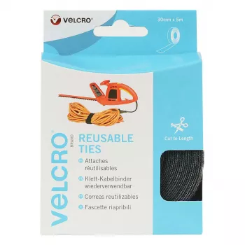 VELCRO ONE-WRAP Ταινία Velcro 30 mm x 5 m Μαύρο