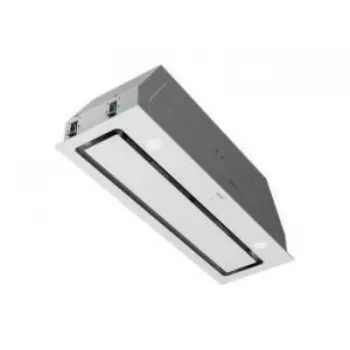 Cata GA DUAL 90 WH Απορροφητήρας Τοίχου, 90 cm, 805 m³/h, Ανοξείδωτο Ατσάλι με Λευκό Γυαλί