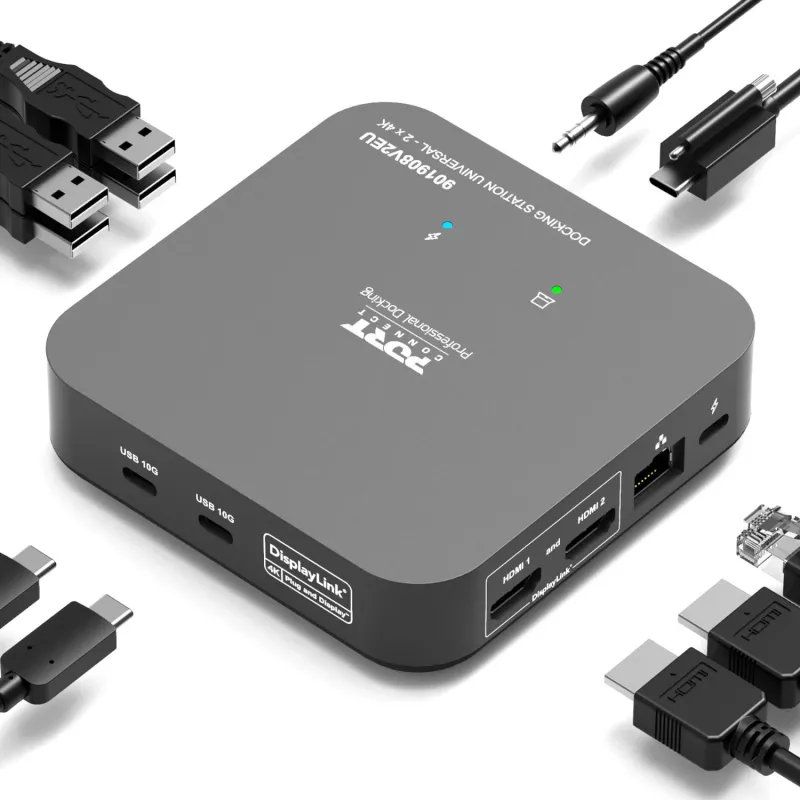 PORT Designs Universal Docking Station - 2 x 4K 2 HDMI με τροφοδοτικό - EU