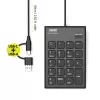 PORT Designs PORT Connect αριθμητικό πληκτρολόγιο USB-C μαύρο