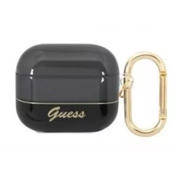 Θήκη Guess για Apple AirPods 3 Translucent μαύρη
