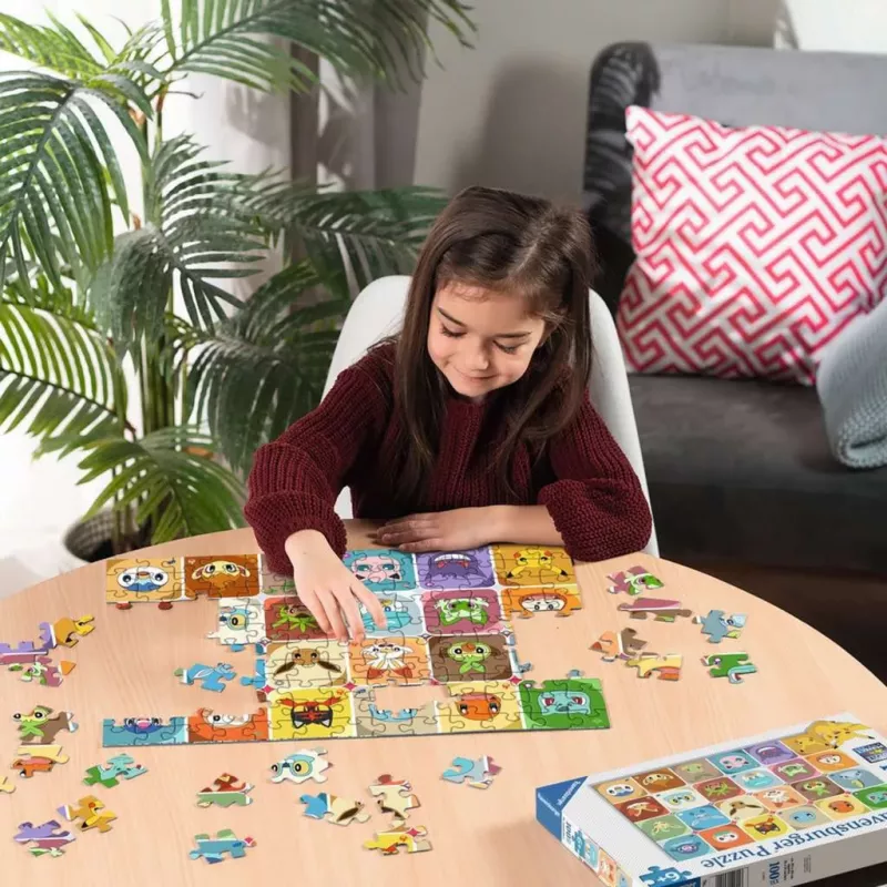 RAVENSBURGER Παιδικό παζλ Pokémon Faces (100 τεμ.)