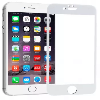 EVELATUS Apple iPhone 6/6s 2.5D Full Cover Japan Glue Glass Anti-Static Λευκό