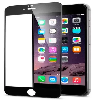 EVELATUS Apple iPhone 6/6s 2.5D Full Cover Japan Glue Glass Anti-Static Μαύρο