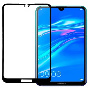 Evelatus Huawei Y5 2019 2.5D Full Cover Japan Glue Glass Αντιστατική Θήκη Προστασίας Οθόνης