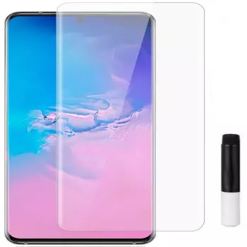 Evelatus Samsung Galaxy S20 Ultra Διαφανές Γυαλί UV + Κόλλα