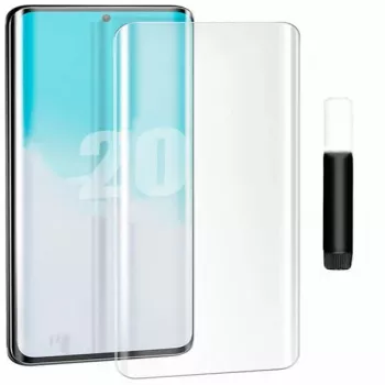 EVELATUS Samsung Galaxy S20 Plus Διαφανές Γυαλί UV + Κόλλα