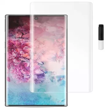 Evelatus Samsung Galaxy Note 10 Plus Διαφανές Γυαλί UV + Κόλλα
