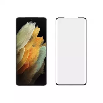 Evelatus Samsung Galaxy S21 Ultra 3D Full Cover Japan Glue Glass Αντιστατική Μεμβράνη Προστασίας Οθόνης
