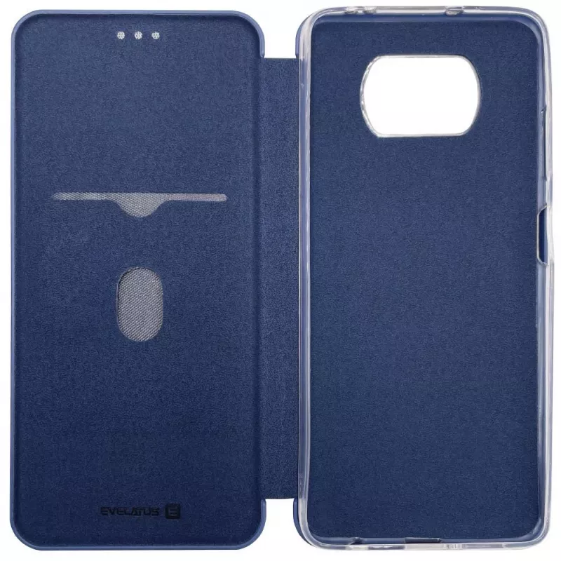 Evelatus Xiaomi Poco X3/X3 NFC/X3 Pro Book Case Σκούρο Μπλε