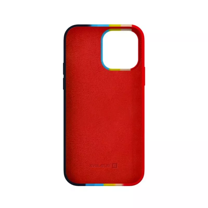 Evelatus Apple iPhone 15 Pro θήκη σιλικόνης πολύχρωμη ουράνιο τόξο