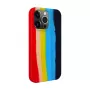 Evelatus Apple iPhone 15 Pro Max θήκη σιλικόνης πολύχρωμη ουράνιο τόξο