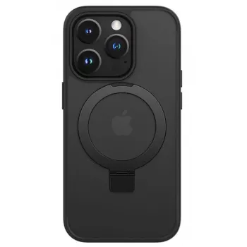 iLike Apple iPhone 15 Θήκη με Kickstand και MagSafe Μαύρο