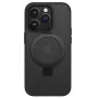 iLike Apple iPhone 15 Θήκη με Kickstand και MagSafe Μαύρο