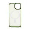 Connect Apple iPhone 13 Υβριδική Θήκη με Μαγνήτη PC+TPU Πράσινο