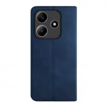 Evelatus Xiaomi Redmi Note 14 5G Θήκη Βιβλίο Δέρμα PU Σκούρο Μπλε