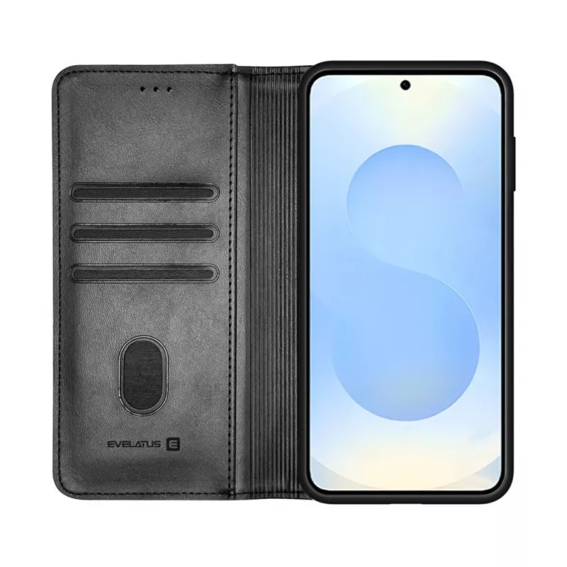 Evelatus Samsung Galaxy S26 Book Case Folio Μαύρο