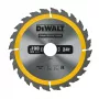 DEWALT δίσκος πριονιού 190x30mm 24T +16° Super Thin Kerf TCT